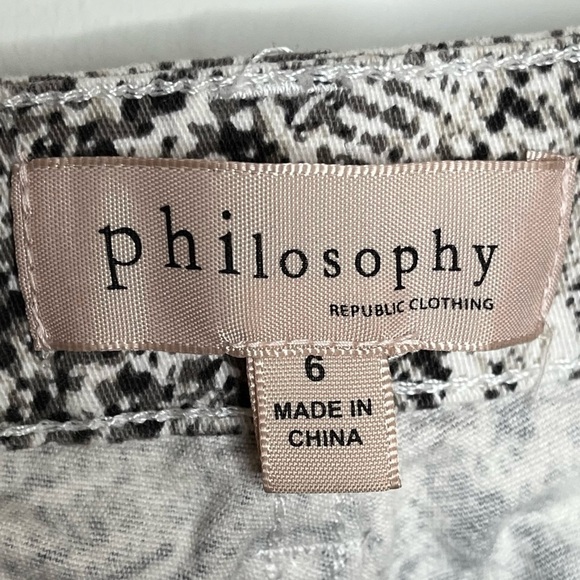 PHILOSOPHY Snake Skin Print Pants Maximalist Statement - Picture 4 of 5